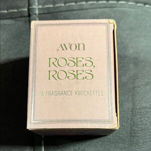 Avon Roses, Roses Fragrance Kwickettes in Pink Box collectors item